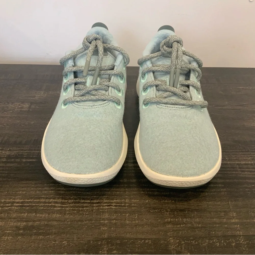 Allbirds Womens Wool Runner Mizzle Lichen (White Sole) Running Shoes Size 7 - Picture 5 of 11